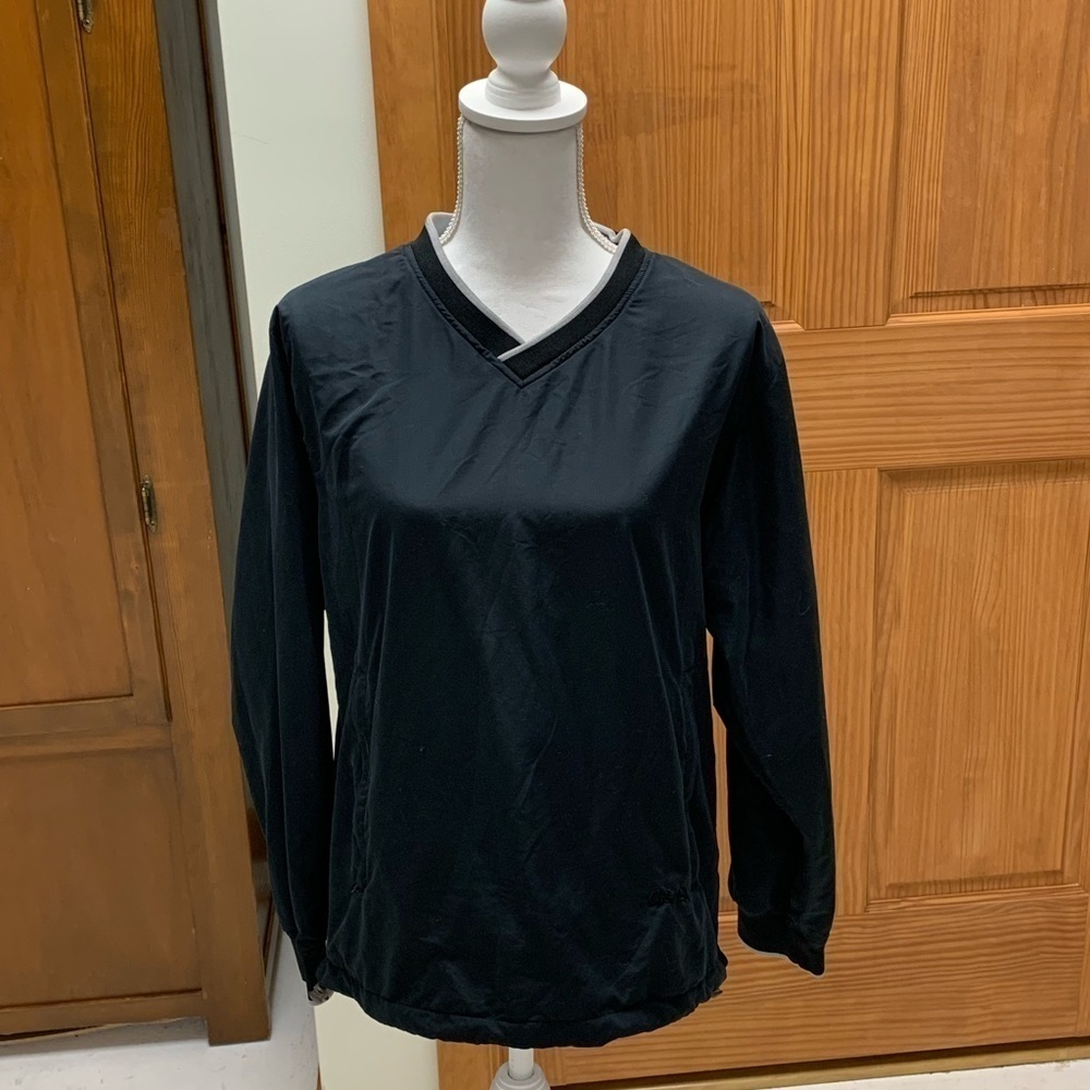CABELAS OUTERWEAR windcrest windbreaker top med pullover bungee waist